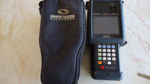 SUNRISE TELECOM BROADBAND SIGNAL LEVEL METER WITH MANUAL AND CARRY CASE
