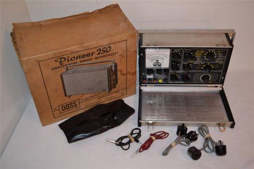 Vintage Doss Pioneer 250 Horizontal Sweep Quantalyst Generator w Box / Manual