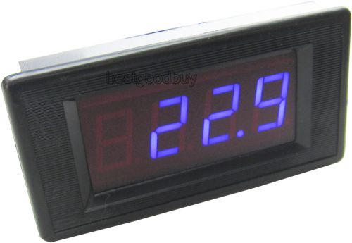 Purple led digital thermometer temp Temperature meter -60-125°C thermodetector