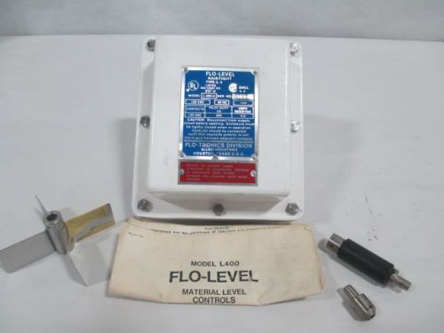 New flo-tronics l-400-a flo-level meter flow 120v-ac transmitter d203912 for sale