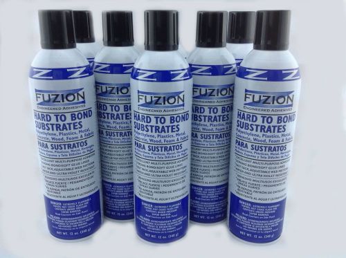 Fuzion 12oz spray adhesive - foam fabric &amp; hard to bond substrates (case of 12) for sale