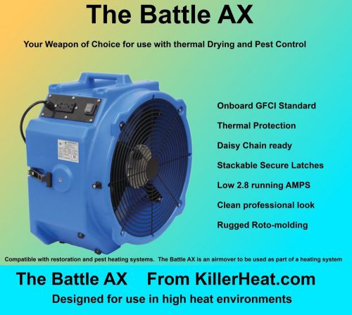 12 pack - killerheat &#034;battle ax&#034; axial air mover for sale
