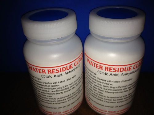 2 for $8.50 (250mg each) Descaler Residue Cleaner for Water Distillers