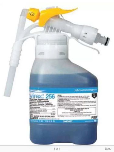 DIVERSEY 3062637 Virex II 256 Disinfectant Cleaner, 1.5 L, PK 2