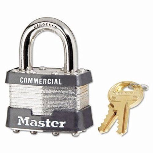 Master Lock No. 1 Laminated Steel Pin Tumbler Padlock, 4 Pin (MLK1DCOM)