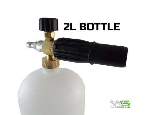 Pressure washer professional foam lance adjustable with 2ltr (64oz) bottle for sale
