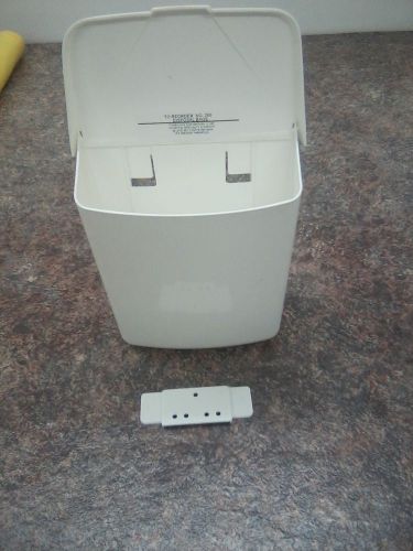 Sanitary napkin disposal receptacle 9-1/2wx4-1/2dx11-1/2h hos250/201w for sale
