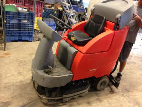 POWERBOSS POWER BOSS ADMIRAL 30 32 RIDE ON FLOOR SCRUBBER SWEEPER W CHARGER
