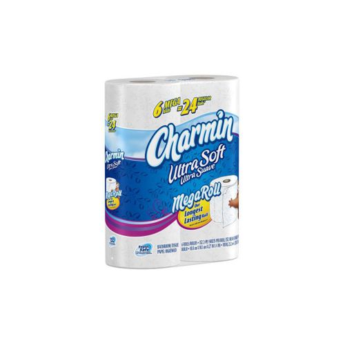 Charmin ultra soft toilet paper 6 mega rolls (3 pack) for sale