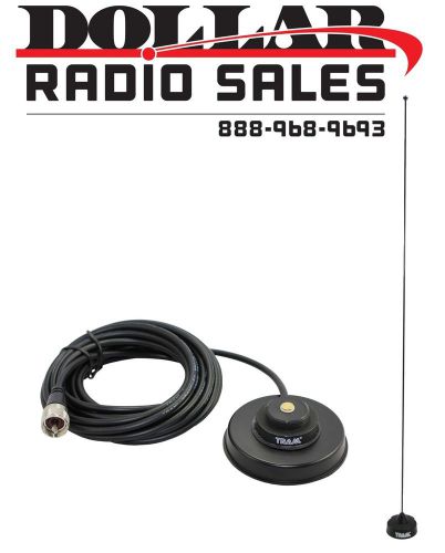 Black VHF Magnet Mount Antenna Kit ICOM Mobile F5011 F5021 F5061 F1721 F2821