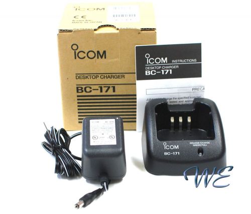 New icom bc-171 desktop charger for ic-f3023 ic-f4023 ic-f3026 ic-f4026 ic-f14 for sale