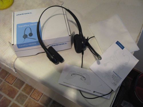 Plantronics SupraPlus HW261N Black Headband Headset