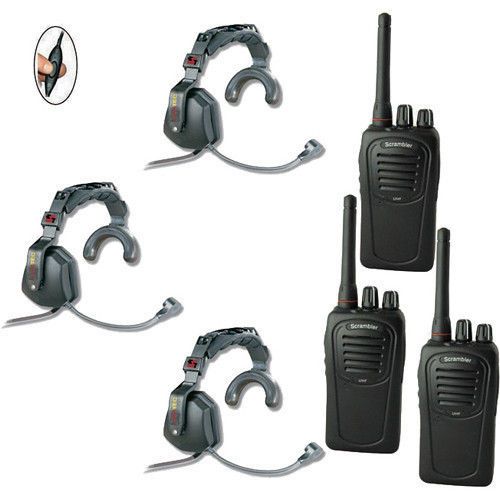 SC-1000 Radio  Eartec 3-User Two-Way Radio Ultra Single Inline PTT USSC3000IL