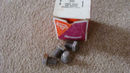 3/4-10 x 1&#034; hex bolt / cap screws bright finish box of 20 nos for sale