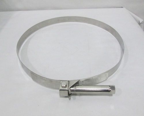 New lorenz 135lh stainless 13in od bag &amp; hose clamp d371116 for sale
