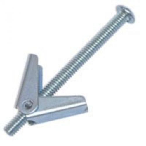 Blt Togg Sprg 1/8In 3In Truss COBRA ANCHORS Anchors - Toggle Bolts 082M Plated