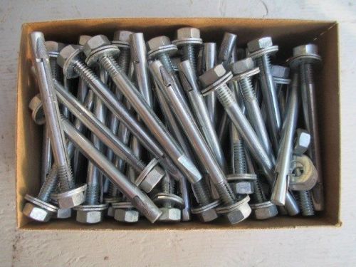 Box of 100  Wej-It Fasteners -# 1430 - Wedge Anchor,  1/4x3&#034;