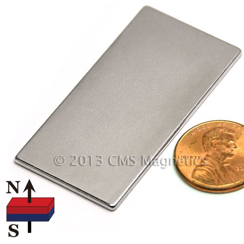 Neodymium Magnets N45 2 x 1 x 1/16&#034; Strong NdFeB Rare Earth Magnets 100 PC