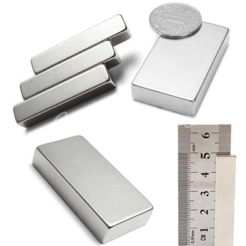 5pcs super strong cuboid fridge magnets block rare earth neodymium n35 for sale