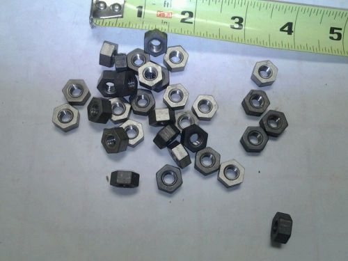 Grade 2 titanium nuts 1/4&#034;-20 Lot of 20