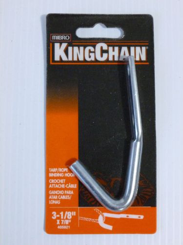 Mibro king chain tarp rope binding open hook 3 1/8&#034; x 7/8&#034; 405921 max 132lbs new for sale