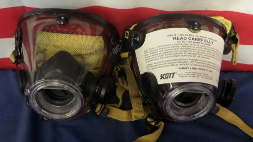 Scott av2000 x-large face masks with red rubber seal external exhalation valve for sale