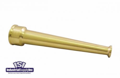 3/4” ght (garden hose thread) brass plain hose nozzle for sale