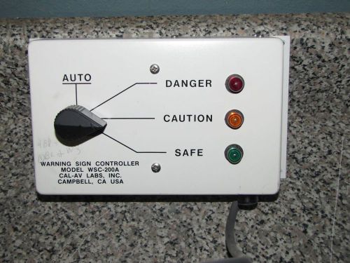 Cal-av warning sign controller wsc-200a for sale