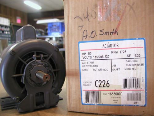 Ao smith motor c226 for sale