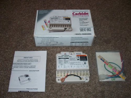 -NOS- White-Rodgers 50E47-843 Carbide HSI Furnace Control Module HVAC 1A