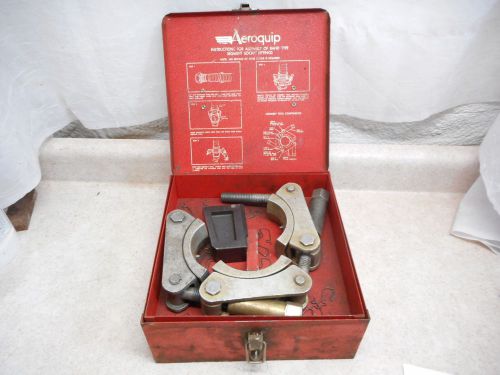 Aeroquip # 1605 band type segmented socket fitting assembly tool kit, 1583 dies for sale