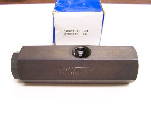 Deltrol pidc30s hydraulic pilot-operated check valve 1/4&#034;x1/2&#034; npt 12 gpm new for sale