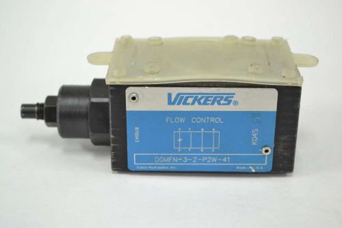 New vickers dgmfn-3-z-p2w-41 manifold flow control hydraulic valve b343987 for sale