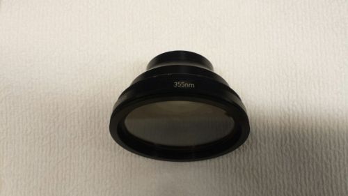 Rodenstock 160mm lens coated for 355nm, laser