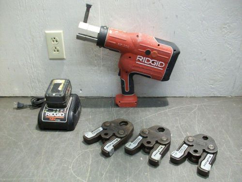 Ridgid rp 330 battery press tool kit w/ propress  3 jaw set rp330-c for sale