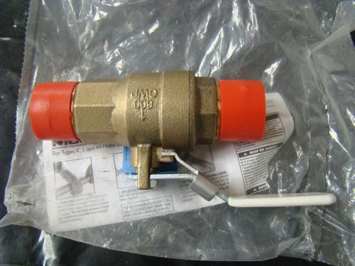 Nibco 1&#034; pc585-80-lf-ll ( full port brass press ball valve pxp) nf841xa for sale