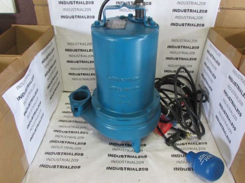STERLING PEERLESS 2&#039;&#039; SUBMERSIBLE PUMP 5U-L-M1 , 1/2 H.P. w/ FLOAT SWITCH NEW