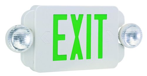 Royal pacific exit/emergency combo light in green for sale