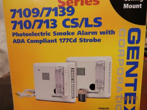 Gentex   photoelectric smoke  alarm with strobe 7109/7139 for sale