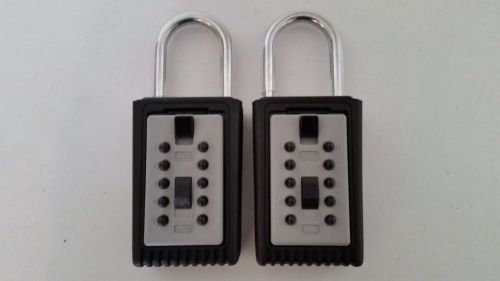 2 Realtor Real Estate Push Button Lockboxes Key Safe Vault Lock Box Boxes