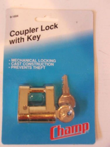 Champ Coupler Lock with 2 Keys Boat Trailer Marine