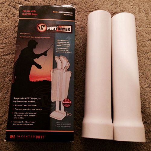 New peet 12&#034; extension attachment for dryport boot dryer (2) white new for sale