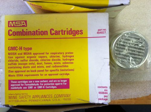 Msa combination cartridges gmc-h type  pack/6  #464027 - 460844 for sale