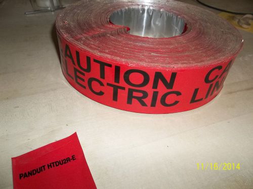 Panduit HTDU2R-E Underground electrical hazard tape