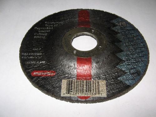 Metabo, 4-1/2” x 3/32” x 7/8” Bore Cutting Wheel