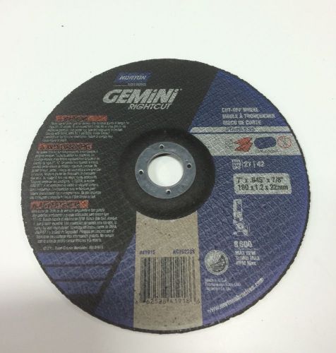 Norton cut-off wheel 7&#039;&#039; x .045&#039;&#039; x 7/8&#039;&#039; for sale