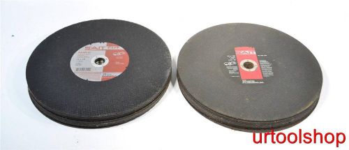 One lot of 14 x 1/8 1&#034; arbor type 1 a24r- bf sait cut-off wheels 9200-1 for sale