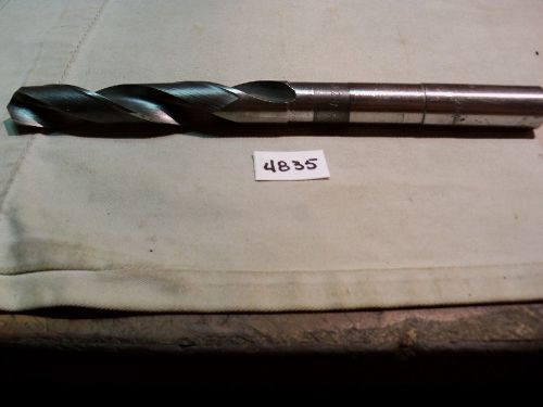 (#4835) Used Machinist USA Made 23/32 Inch Straight Shank Drill