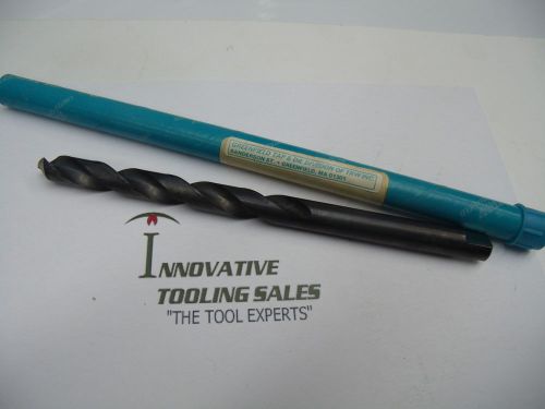 1/2 taper length hss drill gp black oxide greenfield brand 1pc for sale