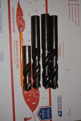 Lot of 4 1&#034; ptd  drill bits coolant through for sale